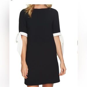 CeCe Black and White Mini Dress